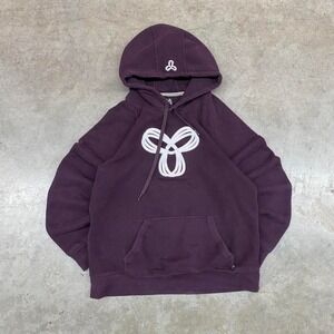 Women's Purple TNA hoodie with white accents Size XL